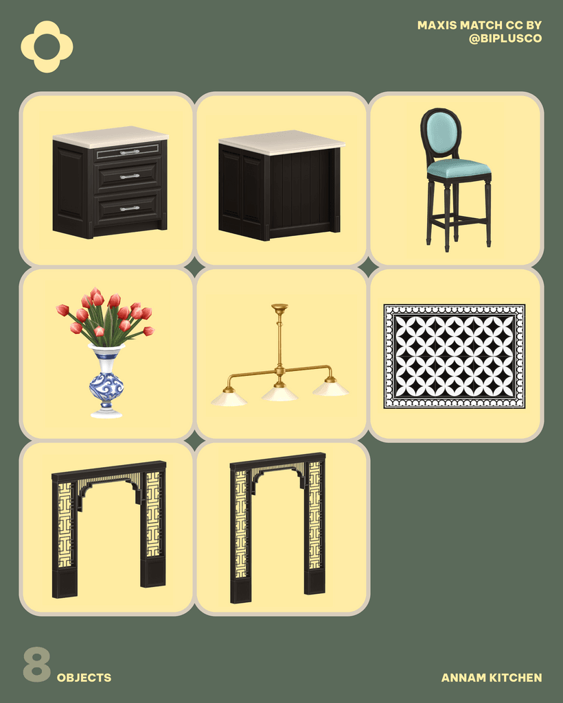 Галерея мода Набор для кухни Annam Kitchen #2